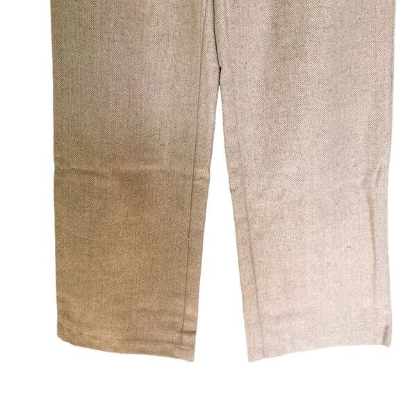 Mod Ref Piper and Scoot Beige Mid Rise Twill Straight Leg Pants Size Small - Picture 6 of 7